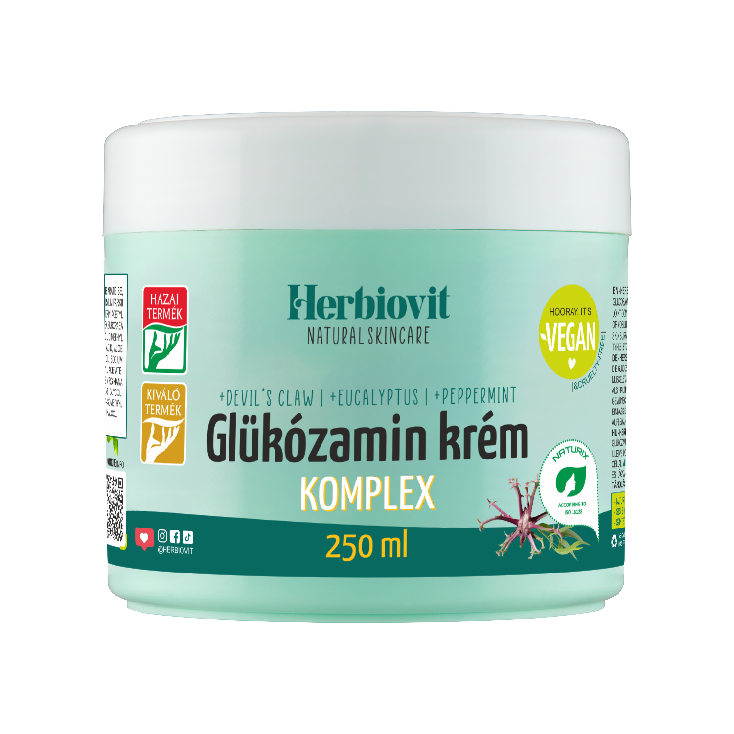 Herbiovit Glükózamin krém Komplex 250ml